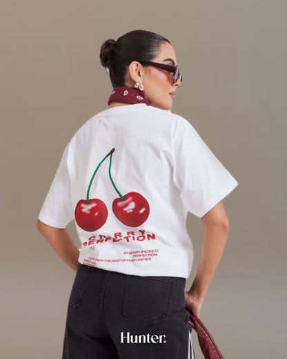 CHERRY T-SHIRT BLANCA