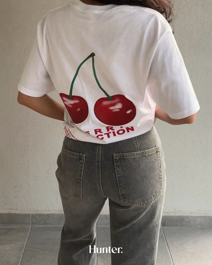 CHERRY T-SHIRT BLANCA