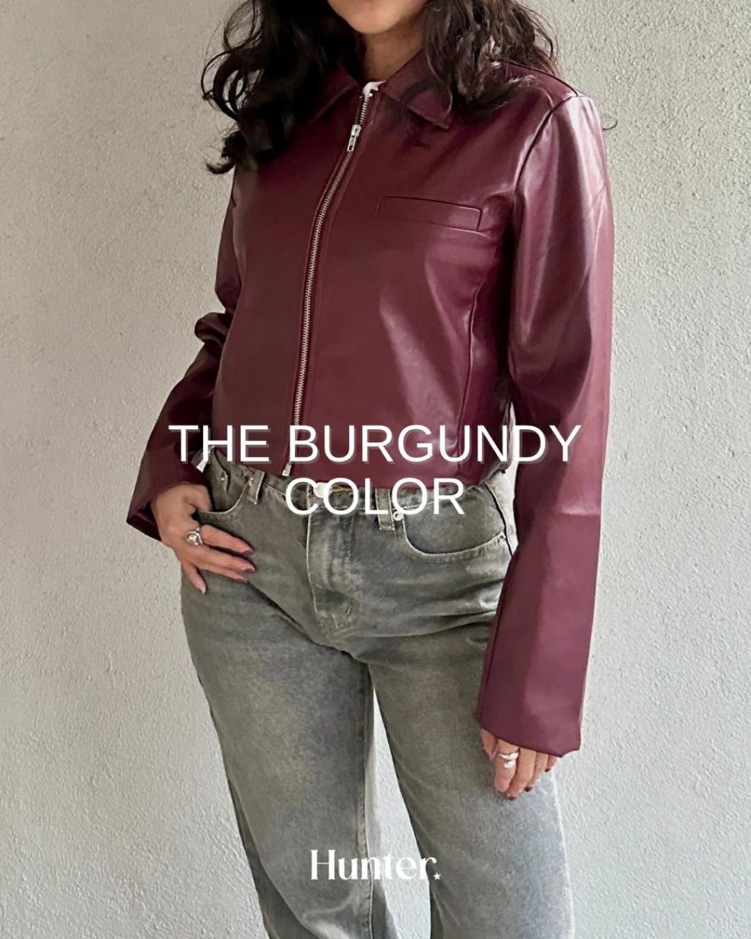 BURGUNDY JACKET